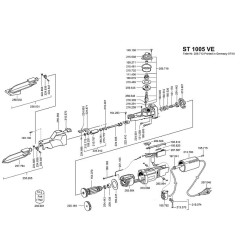Flex Spare Parts for Finger Sander ST 1005 VE