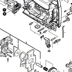 Leva a Rulli per Seghetti Alternativi Bosch PST700PE-800-900PEL