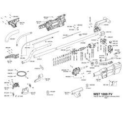 Flex Spare Parts for Sander for Concrete WST 1000 FV