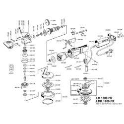 Ricambi Flex per Levigatrice per Cemento LD 1709 FR 