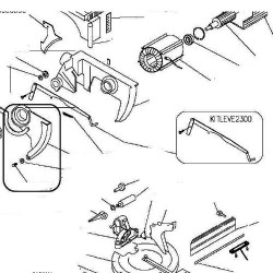 Unhook Levers for Miter Saws Compa 2300-2300 XL