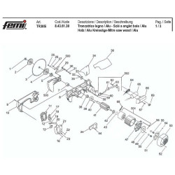 Ricambi Femi per Troncatrice per Legno TR305-I