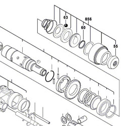 Front Hood Set for Hammer Bosch PBH 2000 RE