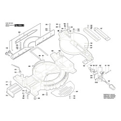 Bosch Spare Parts for Mitre Saw GTM 12 JL