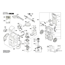 Bosch Spare Parts for Pressure Washer AQT 45-42-40