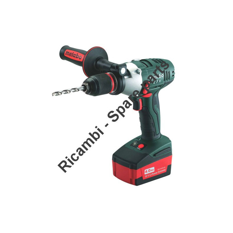 Ricambi Metabo per Trapano Avvitatore a Batteria SB 18 LTX BL Quick