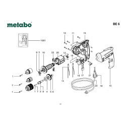 Ricambi Metabo per Trapani BE 6/BE 10