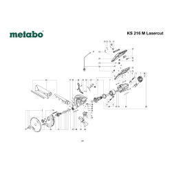 Ricambi Metabo per Smerigliatrici Angolari L 3709-L10-10-LE 9-10