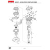 Makita Spare Parts for Orbital Sander BO5031