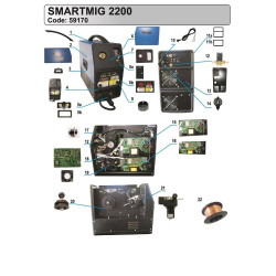 Awelco Spare Parts for Welding SMARTMIG 2200