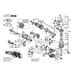 Bosch Spare Parts for Angle Grinder GWS 20-230
