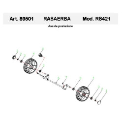 Ama Spare Parts for Lawnmower RS421