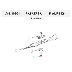 Ama Spare Parts for Lawnmower RS421