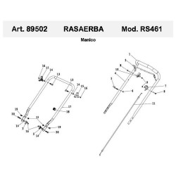 Ama Spare Parts for Lawnmower RS461