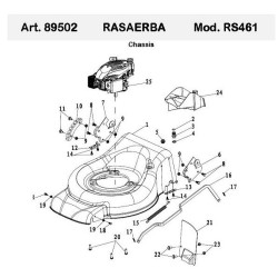 Ricambi Ama per Rasaerba a Spinta RS461