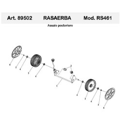 Ama Spare Parts for Lawnmower RS461
