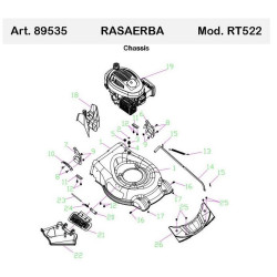 Ama Spare Parts for Lawnmower RT522