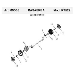 Ama Spare Parts for Lawnmower RT522