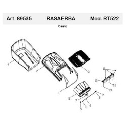 Ricambi Ama per Rasaerba a Trazione RT522