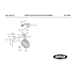 Ricambi Ama per Decespugliatore AG 260 TR–AG2 265