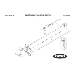 Ricambi Ama per Decespugliatore AG 260 TR–AG2 265