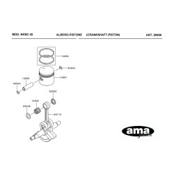 Ricambi Kawasaky per Decespugliatore NKBC 45