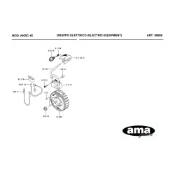 Kawasaky Spare Parts for Bruschcutter NKBC 45