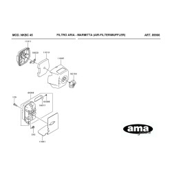 Ricambi Ama per Decespugliatore AG 260 TR–AG2 265