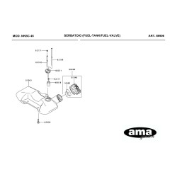 Ricambi Kawasaky per Decespugliatore NKBC 45