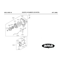 Ricambi Ama per Decespugliatore AG 260 TR–AG2 265