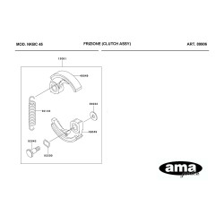 Ricambi Ama per Decespugliatore AG 260 TR–AG2 265