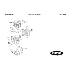 Kawasaky Spare Parts for Bruschcutter NKBC 45