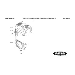 Ricambi Ama per Decespugliatore AG 260 TR–AG2 265