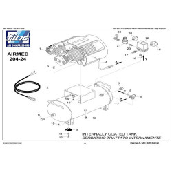 Ricambi Fiac per Compressore AIRMED 204-24