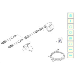 Michelin Spare Parts for Pressure Washer MPX 110 B