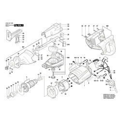 Bosch Spare Parts for Reciprocating Saw PSA 700 E