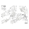 Bosch Spare Parts for Reciprocating Saw PSA 900 E