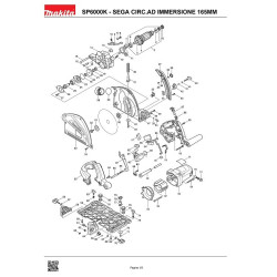 Makita Spare Parts for Circular Saws SP6000K