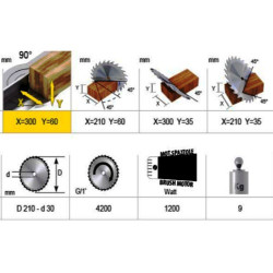 Troncatrice Radiale Compa SLIDERS 210