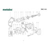Metabo Spare Parts for Mixers RWE 1100