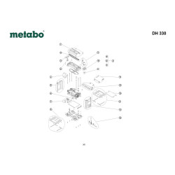 Metabo Spare Parts for Planer DH 330