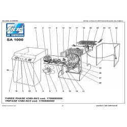 Ricambi Fiac per Compressore Silenziato SA 1000