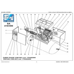 Ricambi Fiac per Compressore Silenziato SA 410-300