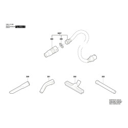 Bosch Spare Parts for All Purpose Vacuum Cleane GAS 55 M AFC