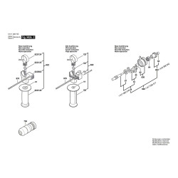Bosch Spare Parts for Rotary Hammer GBH 2-24 DFR