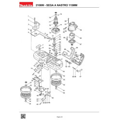 Ricambi Makita per Sega a Nastro 2106W