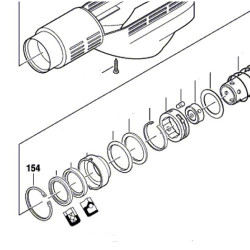 Spring Retaining Ring for Demolition Hammer Bosch GBH 7-46 DE