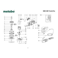 Ricambi Metabo per Levigatrice Rotorbitale SXE 450 TurboTec