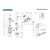 Ricambi Metabo per Levigatrice Rotorbitale SXE 450 TurboTec