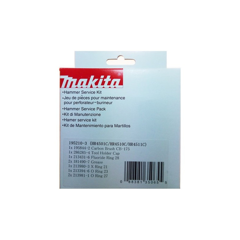 Service Pack for Demolition Hammers Makita HR4501C-4510-11C